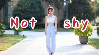 【十元酱】甜酷少女挑战超级劲舞团！not shy-ITZY