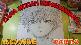 cara mudah menggambar anime/manga part.2