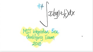 #4 2010 MIT Integration Bee Qualifying Exam