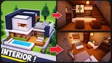 Cara Membuat Interior Rumah Modern Pt.44 ! || Minecraft Modern Pt.44,5