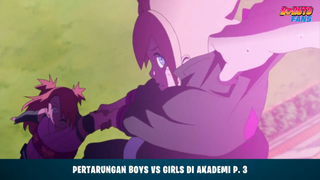 Chocho Dalam Bahaya! Pertarungan Boys Vs Girls di Akademi Ninja! | Boruto Ep. 5