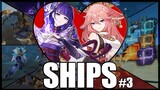 Using Genshin Ships To Fight Bosses #3