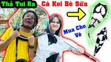 Bà Vê Phát Hiện Cá Koi Bò Sữa Khổng Lồ || Độc Lạ Nhất Việt Nam - Vê Vê Channel
