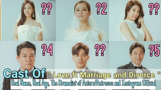 Biodata dan Sinopsis Drama Love ft Marriage and Divorce Music / The Synopsis and Cast of  결혼작사 이혼작곡