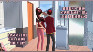 APARTEMEN TAKEO NYAMAN BANGET!! BISA MELIHAT PEMANDANGAN! BANGUNAN BARU SAKURA SCHOOL SIMULATOR