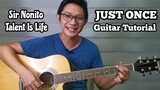 JUST ONCE | Basic Guitar Tutorial for Beginners (Tagalog)