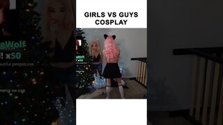 girls cosplay vs boys cosplay