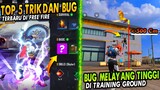 TOP 5 DAFTAR TRIK DAN BUG TERBARU DI FREE FIRE - BUG MELAYANG DI UDARA FF TRAINING GROUND