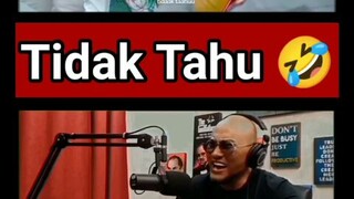 Tidak tahu menahu karena bukan tahu