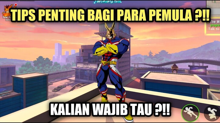 Tips Penting Bagi Para Pemula !!! - My Hero Academia: TSH SEA