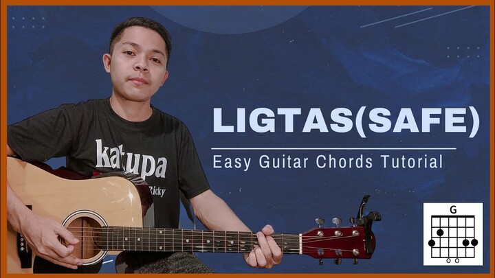 Ligtas(Guitar Tutorial)by Victory Worship | EASY CHORDS!