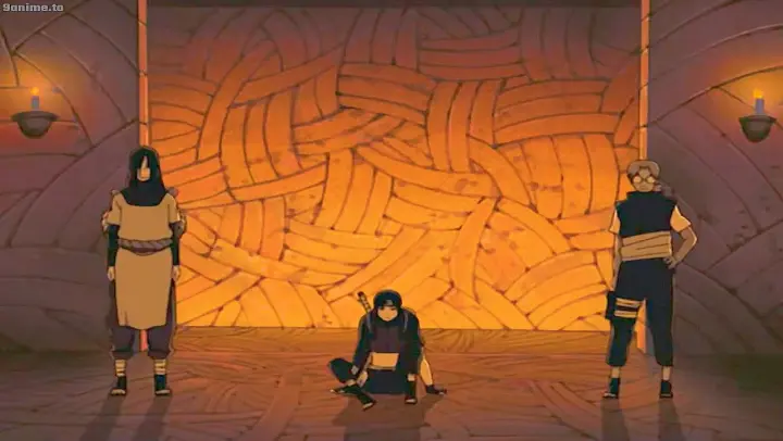 Orochimaru,Sai with Kabuto meet Mr. Sasuke and warn him of impending danger