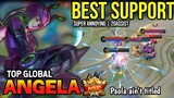 ANGELA BEST BUILD 2022 | TOP GLOBAL ANGELA GAMEPLAY | MOBILE LEGENDS✓