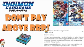 Stop Paying Above MSRP for Digimon TCG Products! More Product IS Coming -  We're Being Ripped Off!