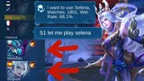HOW TO DEAL WITH TROLL PICKS - HARD GAME SELENA GAMEPLAY | Mobile Legends