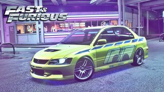 Need for Speed Heat Gameplay - 2 Fast 2 Furious BRIAN'S MITSUBISHI LANCER EVO | Build Tutorial