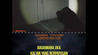 BAGAIMANA JIKA KALIAN BERPAPASAN DENGAN KUNTILANAK ? SEPERTI PRIA INI #shorts