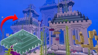 Minecraft Ocean Monument Transformation | Build Timelapse