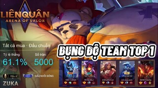 Trận Đấu Zuka Thứ 5000 Của ZukaNoPro Đối Đầu Với TEAM TOP 1 BXH Tướng : Đẳng Cấp Top 1 Zuka Việt Nam