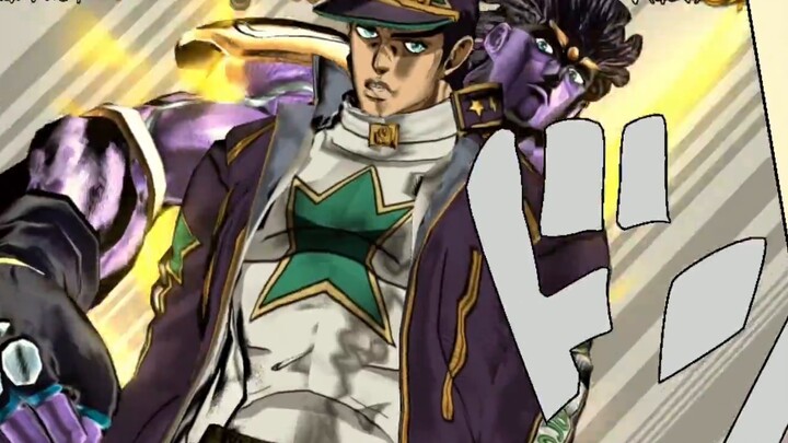 Jotaro yang lebih tampan! Gaya animasi mod Bai Chengzi Cheng "JoJo Battle of the Stars"