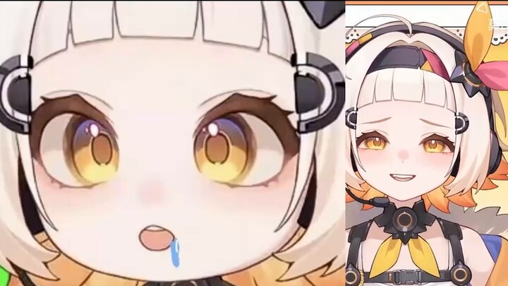 【尾幼mayori】Laoma: Xinyi has so many expressions, why are people in the group all cross-eyed?