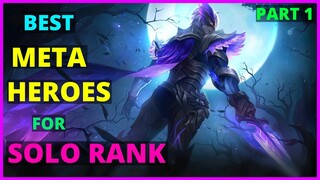 BEST META HEROES FOR SOLO RANK | BEST META HEROES SEASON 19