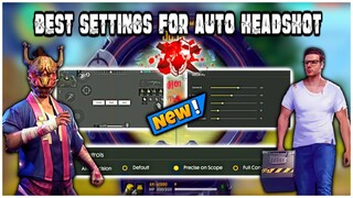 Free fire Auto Headshot Best Custom hud Settings Sensitivity