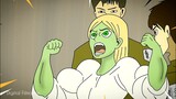 You are under arrest - Historia Shingeki She Hulk Transformation Animation