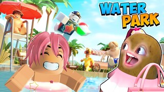 MOMON LIBURAN DI WATER PARK BERSAMA ATUN @BANGJBLOX | ROBLOX