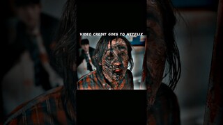 Girl transformation into Zombie 🤯 All of us are dead ft.Ainsi bas la vida #kdrama #shorts