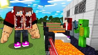 JJ Mutant vs The Most SECURE Minecraft House - gameplay by Mikey and JJ (Maizen Parody)