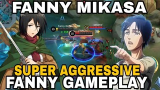 FANNY MIKASA SKIN CAN BOOST YOUR GAMEPLAY PERFORMANCE?! 🤫 | MLBB