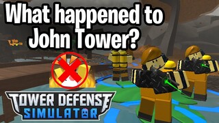 What happened to John Tower? Militant Tower | Tower Defense Simulator | ROBLOX