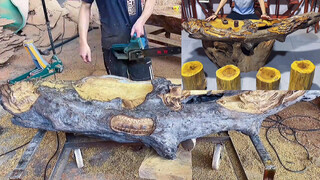 100 kg kayu Golden Phoebe, untuk membuat meja naga. Buang-buang sekali