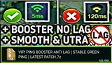 LATEST! SCRIPT STABLE GREEN PING ANTI LAG AND INCREASE FPS SMOOTH PLAY(LEGIT) IN MOBILE LEGENDS 2020