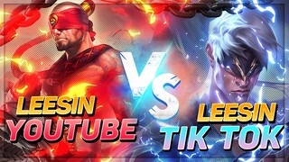 KHI TRÙM LEESIN YOUTUBE VÀ TRÙM LEESIN TIK TOK SOLO VỚI NHAU VÀ CÁI KẾT !