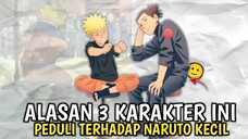 Alasan kenapa 3 karakter ini peduli terhadap Naruto kecil