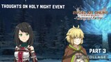 Sword Art Online Integral Factor: Thoughts on Holy Night Event Part 3