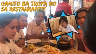 GANITO BA ANG TROPA MO SA RESTAURANT? - Sir Van ft. Silogan sa Opao