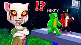 How Creepy Talking ANGELA BECAME TITAN and ATTACK JJ and MIKEY at 3:00 am ? - in Minecraft Maizen
