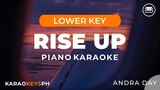 Rise Up - Andra Day (Lower Key - Piano Karaoke)