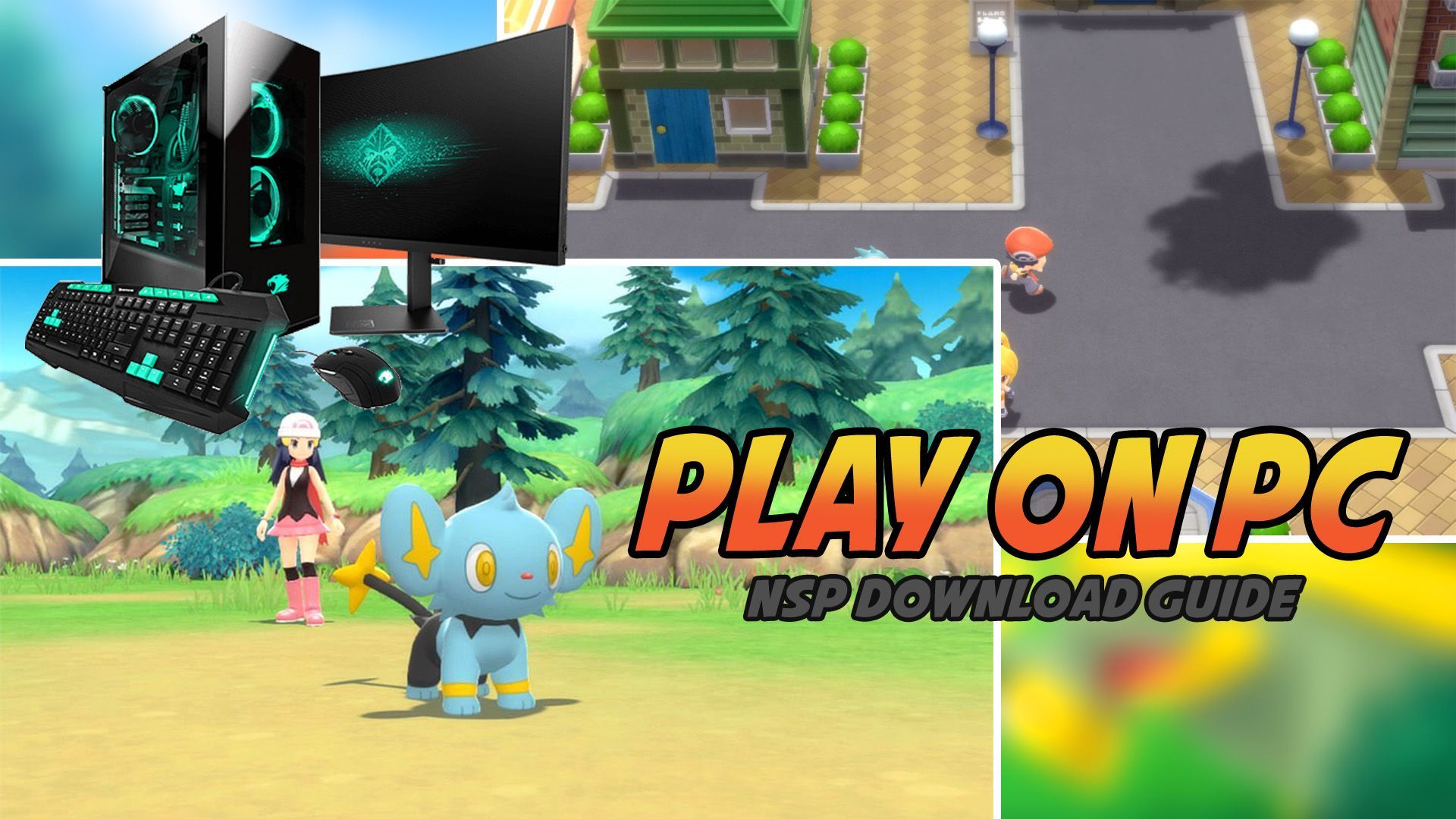 How to play Pokémon Brilliant Diamond on PC (Yuzu Emulator) - BiliBili