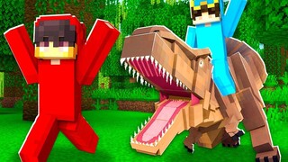 ใช้ DINOSAURS MOD ใน Minecraft!Using the DINOSAURS MOD in Minecraft!