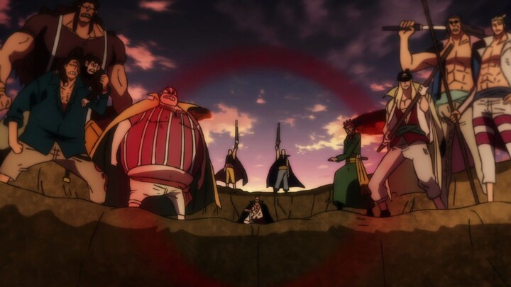 The shock of the four emperors, red-haired Shanks!!!