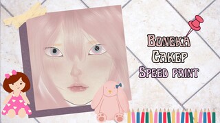 gambar boneka cakep ❤️ // speedpaint