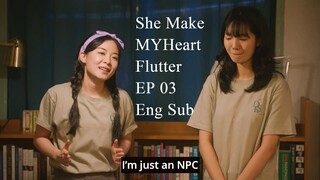 She Makes My Heart Flutter EP 03 (2022) Lesbian movie lesbian couple yuri gl lipkiss lesbian kiss