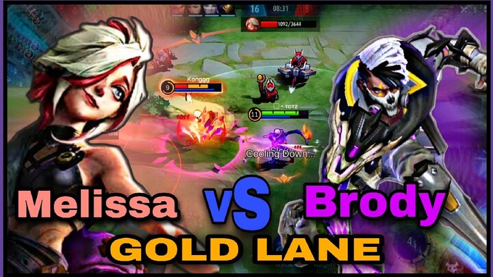 brody vs melissa gold lane | brody gold lane off lane best item build 2022