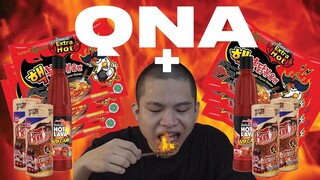 MISI EXTREME : QNA SAMBIL MAKAN 2 SAMYANG EXTRA HOT + BONCABE LVL 30 + SAOS HOT LAVA!!!