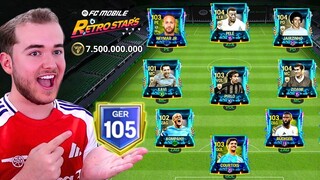 Montei TIME FULL RETRO STARS no FC MOBILE (FIM DO EVENTO)