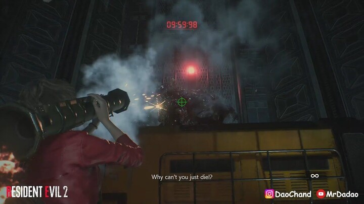 Resident Evil 2 Remake : Claire Redfield (Melawan Dr. William Birkin Dalam Bentuk G1)